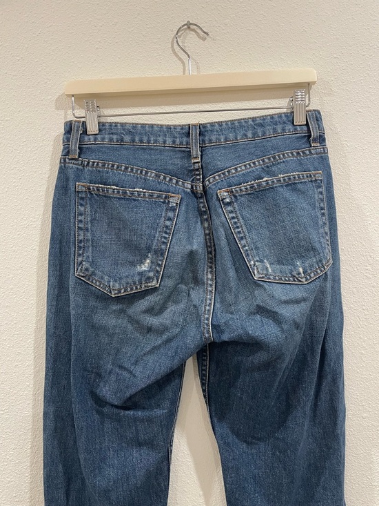 Reformation Straight-Leg Mid-Rise Jeans Celtic Wash Distressed Size 27 - Picture 8 of 11